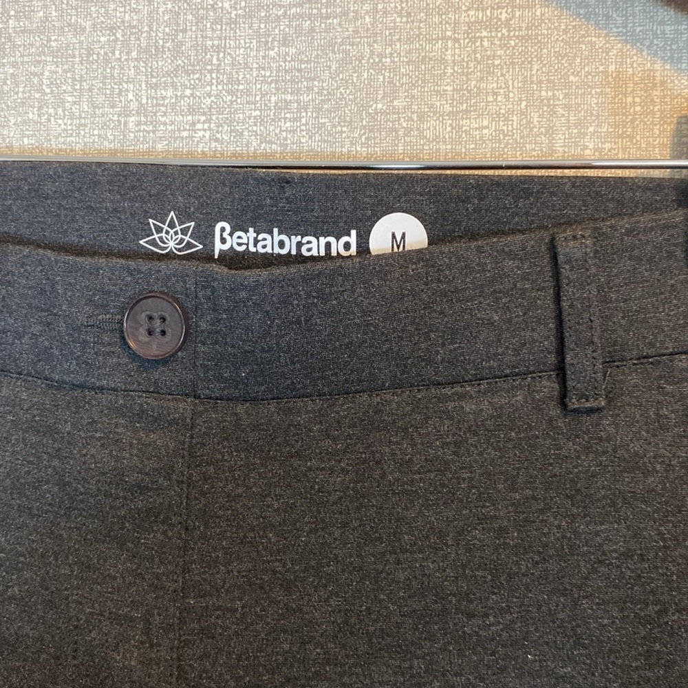 Betabrand Charcoal Classic Boot Cut Yoga Pants - Picture 2 of 6